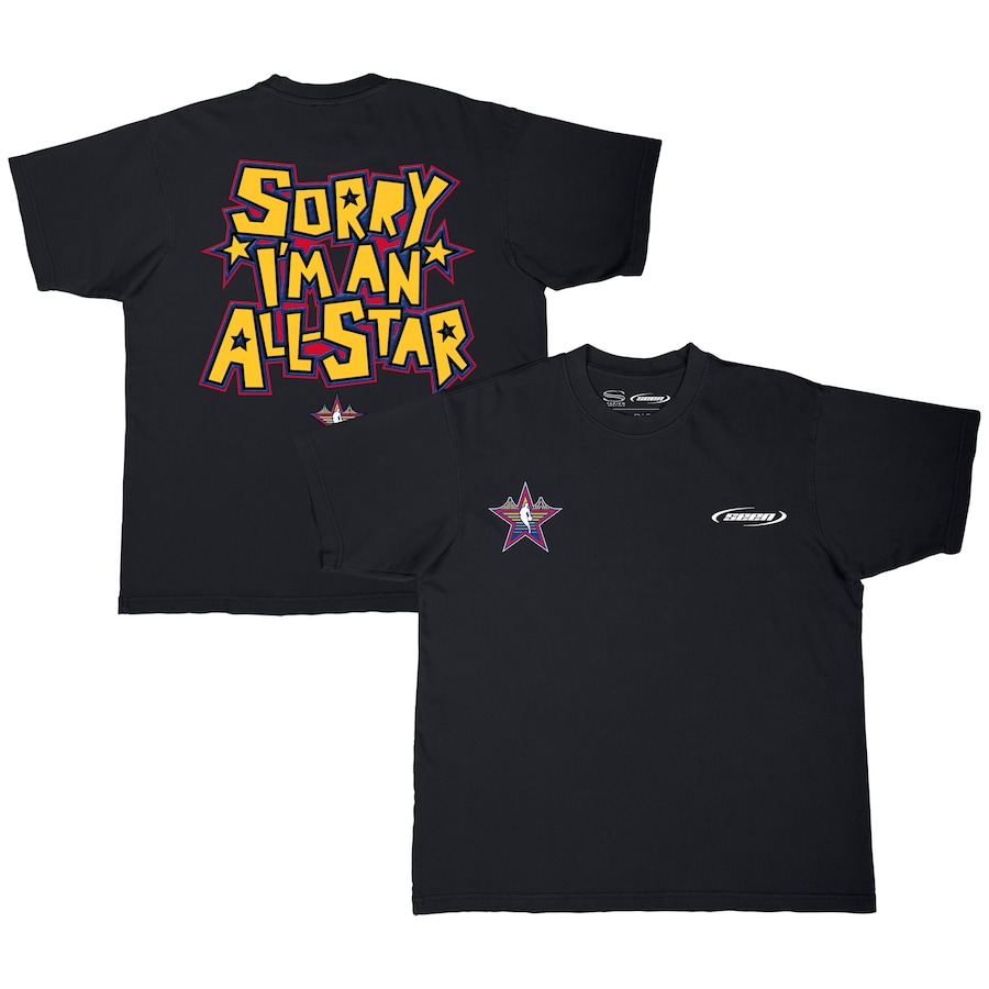 Men 2025 NBA all Star black T Shirt style 2->more jerseys->NBA Jersey